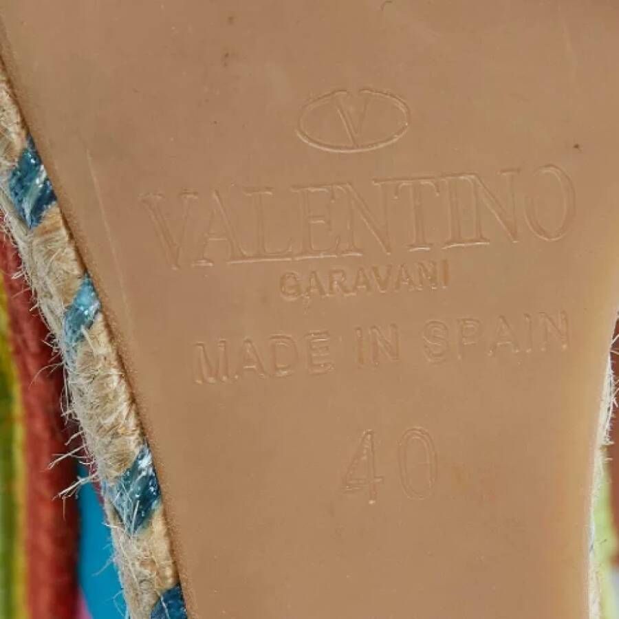 Valentino Vintage Pre-owned Leather sandals Multicolor Dames