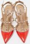 Valentino Vintage Pre-owned Leather sandals Orange Dames - Thumbnail 5
