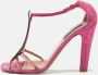 Valentino Vintage Pre-owned Leather sandals Pink Dames - Thumbnail 2