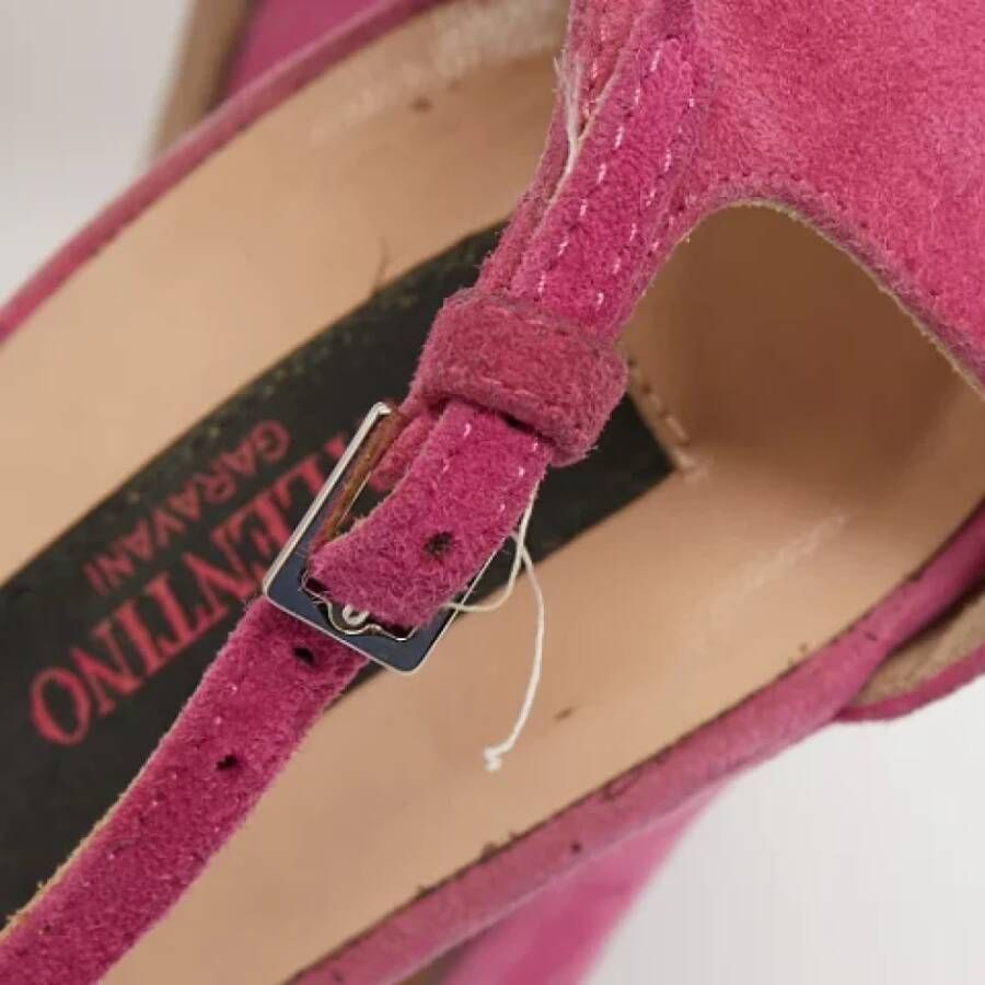 Valentino Vintage Pre-owned Leather sandals Pink Dames