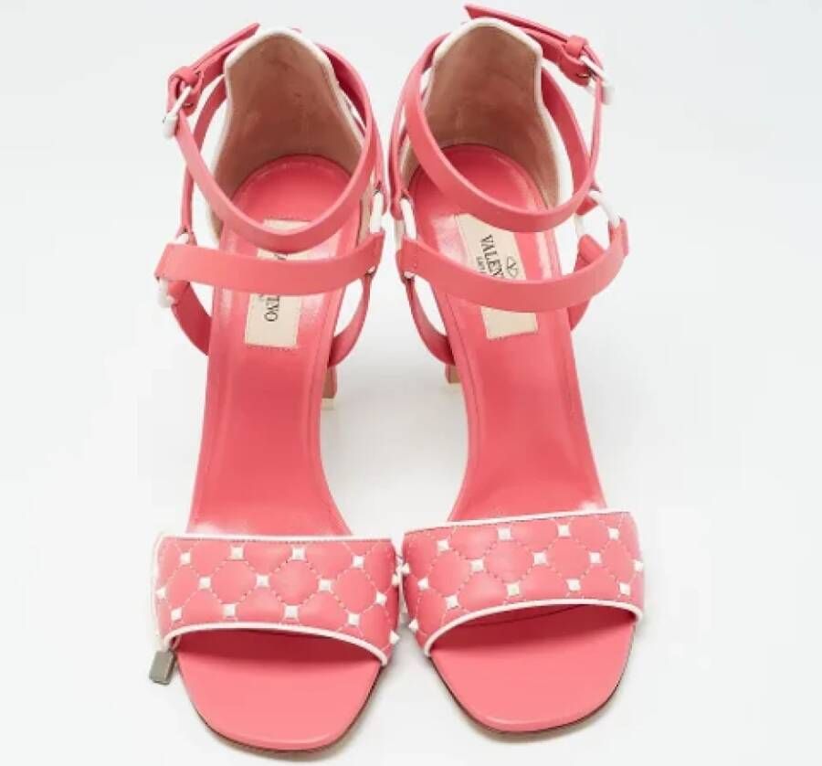 Valentino Vintage Pre-owned Leather sandals Pink Dames