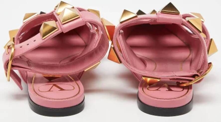 Valentino Vintage Pre-owned Leather sandals Pink Dames