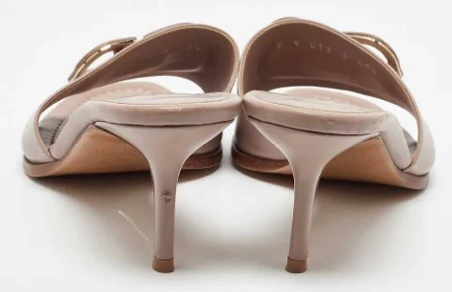 Valentino Vintage Pre-owned Leather sandals Pink Dames