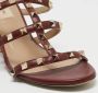Valentino Vintage Pre-owned Leather sandals Red Dames - Thumbnail 8