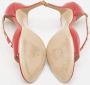 Valentino Vintage Pre-owned Leather sandals Red Dames - Thumbnail 6