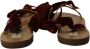 Valentino Vintage Pre-owned Leather sandals Red Dames - Thumbnail 4