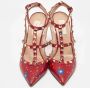 Valentino Vintage Pre-owned Leather sandals Red Dames - Thumbnail 3
