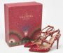 Valentino Vintage Pre-owned Leather sandals Red Dames - Thumbnail 9