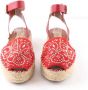 Valentino Vintage Pre-owned Leather sandals Red Dames - Thumbnail 2