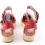 Valentino Vintage Pre-owned Leather sandals Red Dames - Thumbnail 4