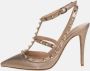 Valentino Vintage Pre-owned Leather sandals Yellow Dames - Thumbnail 2