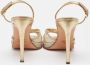 Valentino Vintage Pre-owned Leather sandals Yellow Dames - Thumbnail 5