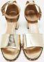 Valentino Vintage Pre-owned Leather sandals Yellow Dames - Thumbnail 2