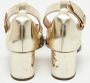 Valentino Vintage Pre-owned Leather sandals Yellow Dames - Thumbnail 4