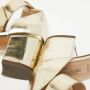 Valentino Vintage Pre-owned Leather sandals Yellow Dames - Thumbnail 5