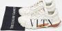 Valentino Vintage Pre-owned Leather sneakers Beige Dames - Thumbnail 9
