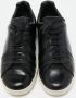 Valentino Vintage Pre-owned Leather sneakers Black Dames - Thumbnail 3
