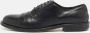 Valentino Vintage Pre-owned Leather sneakers Black Dames - Thumbnail 2