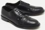 Valentino Vintage Pre-owned Leather sneakers Black Dames - Thumbnail 4