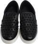 Valentino Vintage Pre-owned Leather sneakers Black Dames - Thumbnail 2