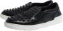 Valentino Vintage Pre-owned Leather sneakers Black Dames - Thumbnail 3