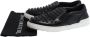 Valentino Vintage Pre-owned Leather sneakers Black Dames - Thumbnail 7