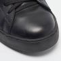 Valentino Vintage Pre-owned Leather sneakers Black Dames - Thumbnail 8