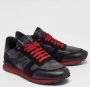 Valentino Vintage Pre-owned Leather sneakers Black Dames - Thumbnail 4