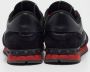 Valentino Vintage Pre-owned Leather sneakers Black Dames - Thumbnail 5