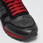 Valentino Vintage Pre-owned Leather sneakers Black Dames - Thumbnail 7