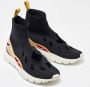 Valentino Vintage Pre-owned Leather sneakers Black Dames - Thumbnail 4