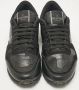 Valentino Vintage Pre-owned Leather sneakers Black Dames - Thumbnail 3