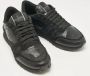 Valentino Vintage Pre-owned Leather sneakers Black Dames - Thumbnail 4