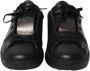 Valentino Vintage Pre-owned Leather sneakers Black Heren - Thumbnail 2