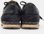 Valentino Vintage Pre-owned Leather sneakers Black Heren - Thumbnail 5