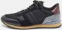 Valentino Vintage Pre-owned Leather sneakers Black Heren - Thumbnail 2