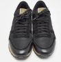 Valentino Vintage Pre-owned Leather sneakers Black Heren - Thumbnail 3