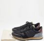 Valentino Vintage Pre-owned Leather sneakers Black Heren - Thumbnail 9