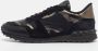 Valentino Vintage Pre-owned Leather sneakers Black Heren - Thumbnail 2