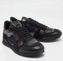 Valentino Vintage Pre-owned Leather sneakers Black Heren - Thumbnail 4