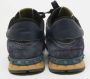Valentino Vintage Pre-owned Leather sneakers Blue Heren - Thumbnail 5