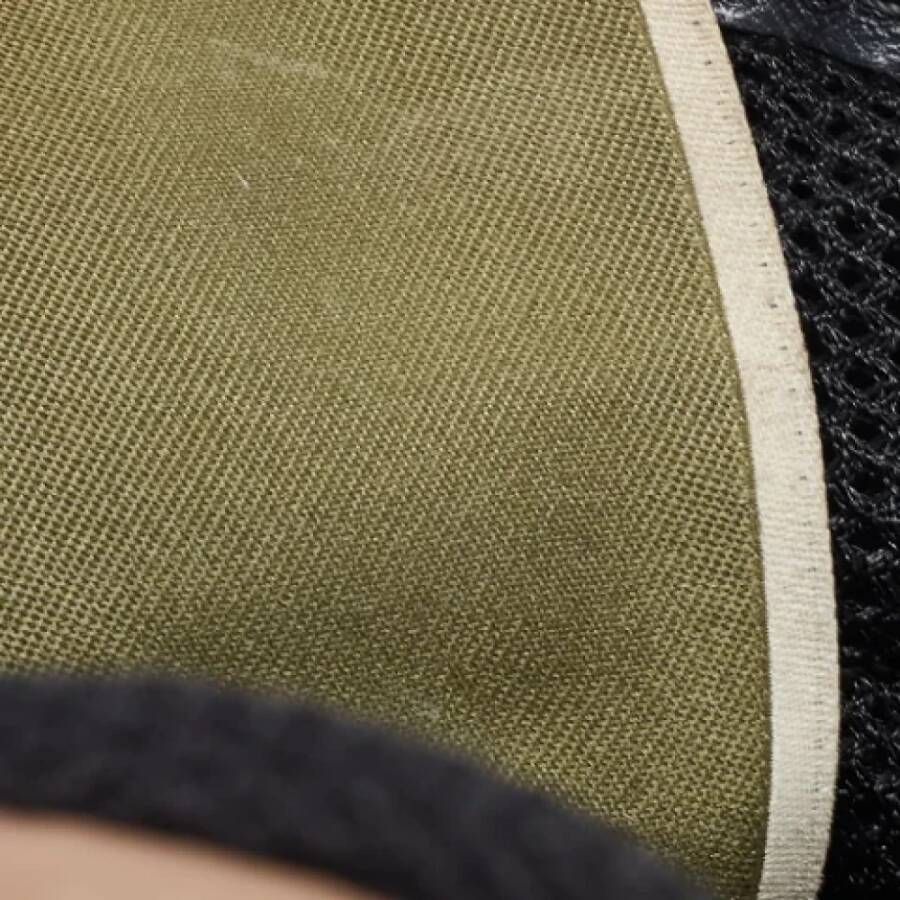 Valentino Vintage Pre-owned Leather sneakers Green Dames
