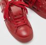 Valentino Vintage Pre-owned Leather sneakers Red Dames - Thumbnail 8