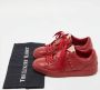 Valentino Vintage Pre-owned Leather sneakers Red Dames - Thumbnail 9