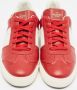 Valentino Vintage Pre-owned Leather sneakers Red Dames - Thumbnail 3