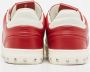 Valentino Vintage Pre-owned Leather sneakers Red Dames - Thumbnail 5