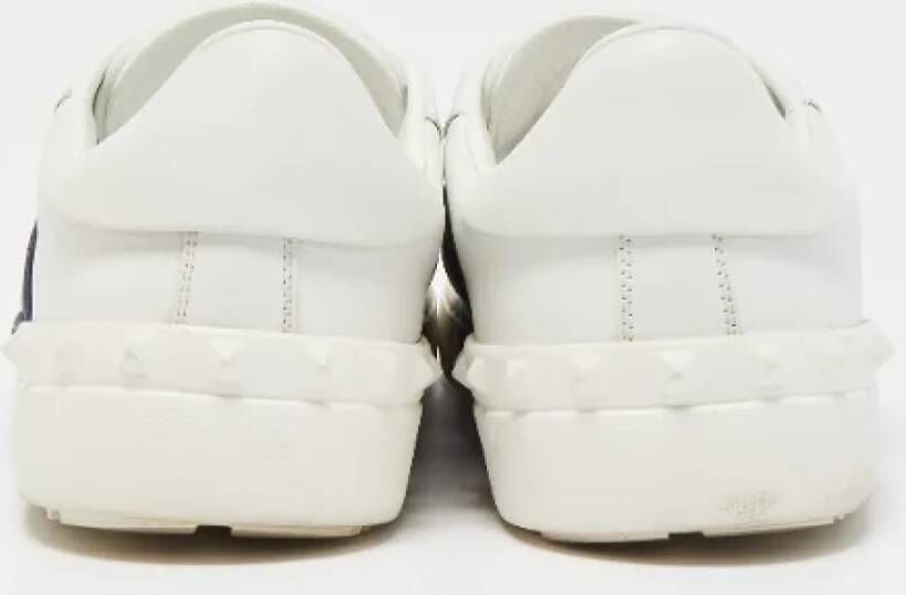 Valentino Vintage Pre-owned Leather sneakers White Dames