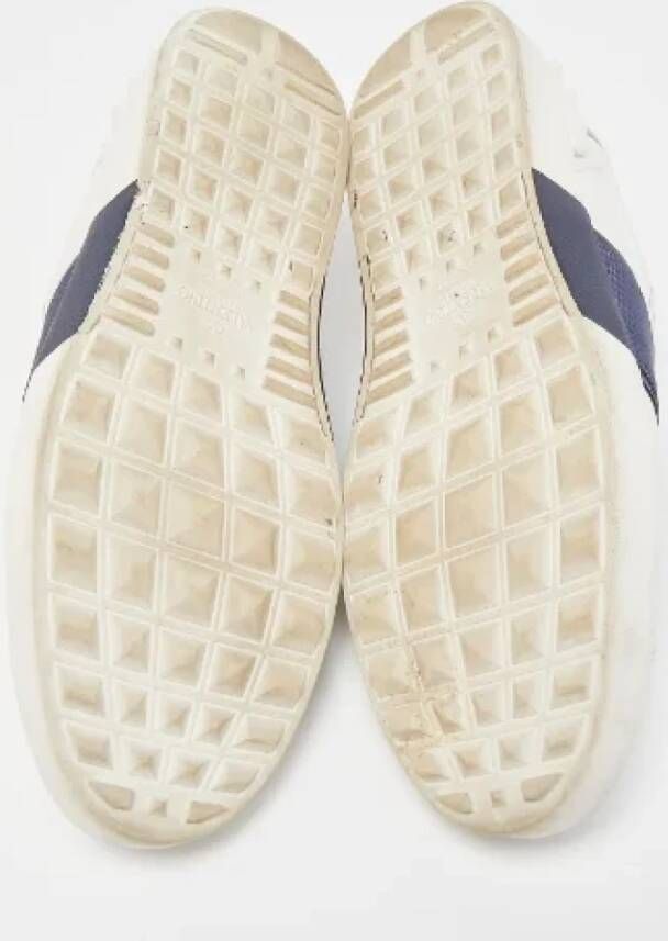 Valentino Vintage Pre-owned Leather sneakers White Dames