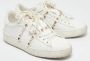 Valentino Vintage Pre-owned Leather sneakers White Dames - Thumbnail 4
