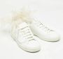 Valentino Vintage Pre-owned Leather sneakers White Dames - Thumbnail 4